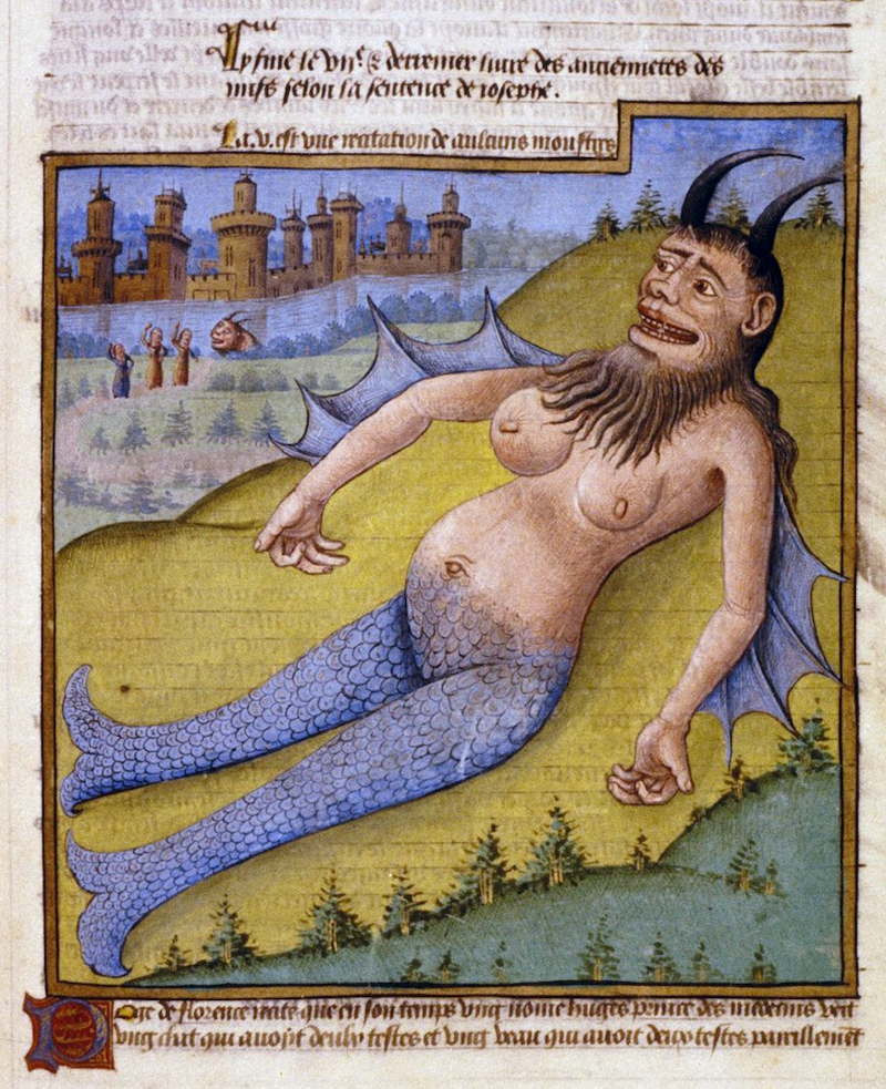 Illustration for article titled Bizarre and vulgar illustrations from illuminated medieval manuscripts